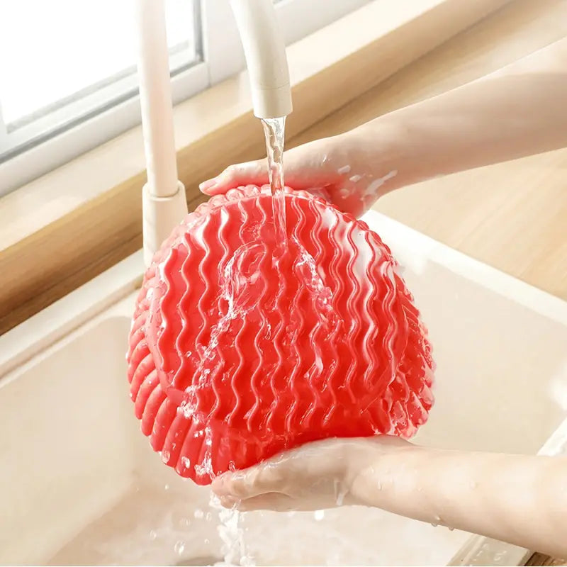 2pcs Round Silicone Baking Pan for Air Fryer, 8.5inch