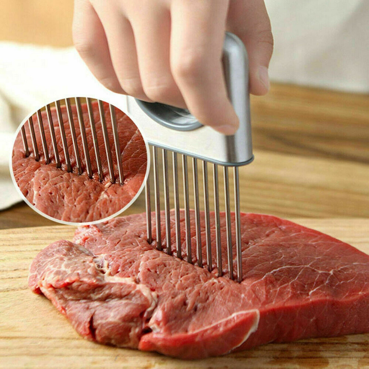 Suporte para cortar legumes de aço inoxidável