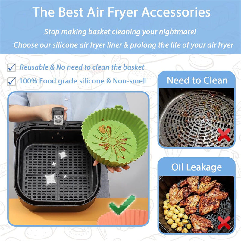 Air Fryer Non-Stick Silicone Base-Radial Crisp