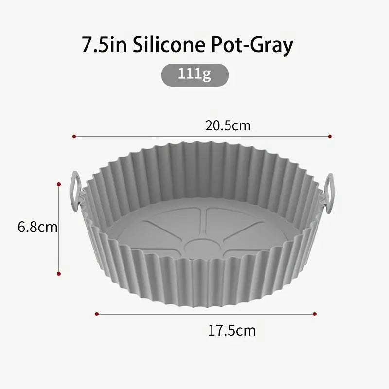 Air Fryer Non-Stick Silicone Base  - Wavy Liner