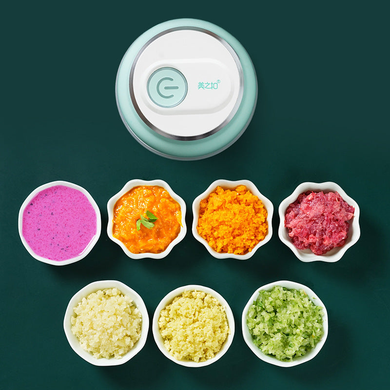 Mini cortador de alho elétrico portátil -  picador de alimentos