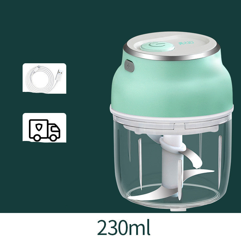 Mini cortador de alho elétrico portátil -  picador de alimentos