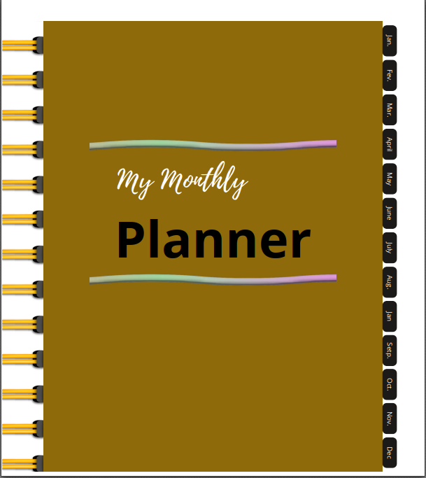 My Monthly Planner