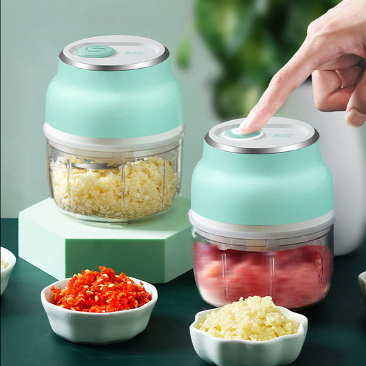 Mini cortador de alho elétrico portátil -  picador de alimentos