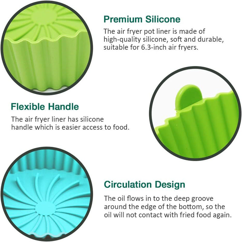 Air Fryer Non-Stick Silicone Base-Radial Crisp